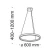 Lampa wisząca RING – Rim MOD058PL-L32B4K - Maytoni